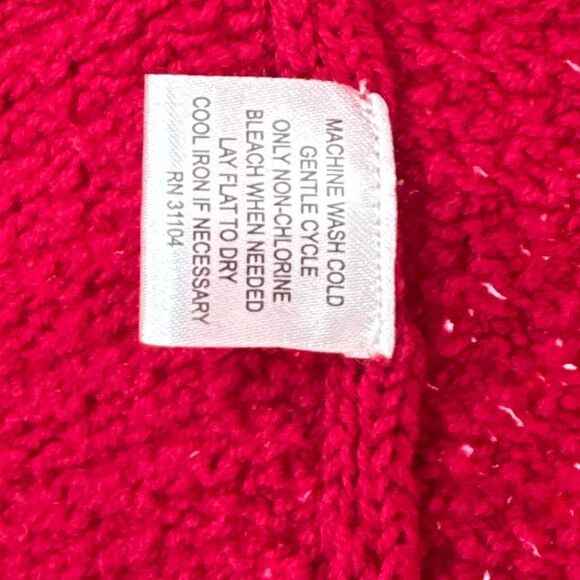 3For$20 Kim Rogers Wine Red Short Sweater size Large - Picture 3 of 5